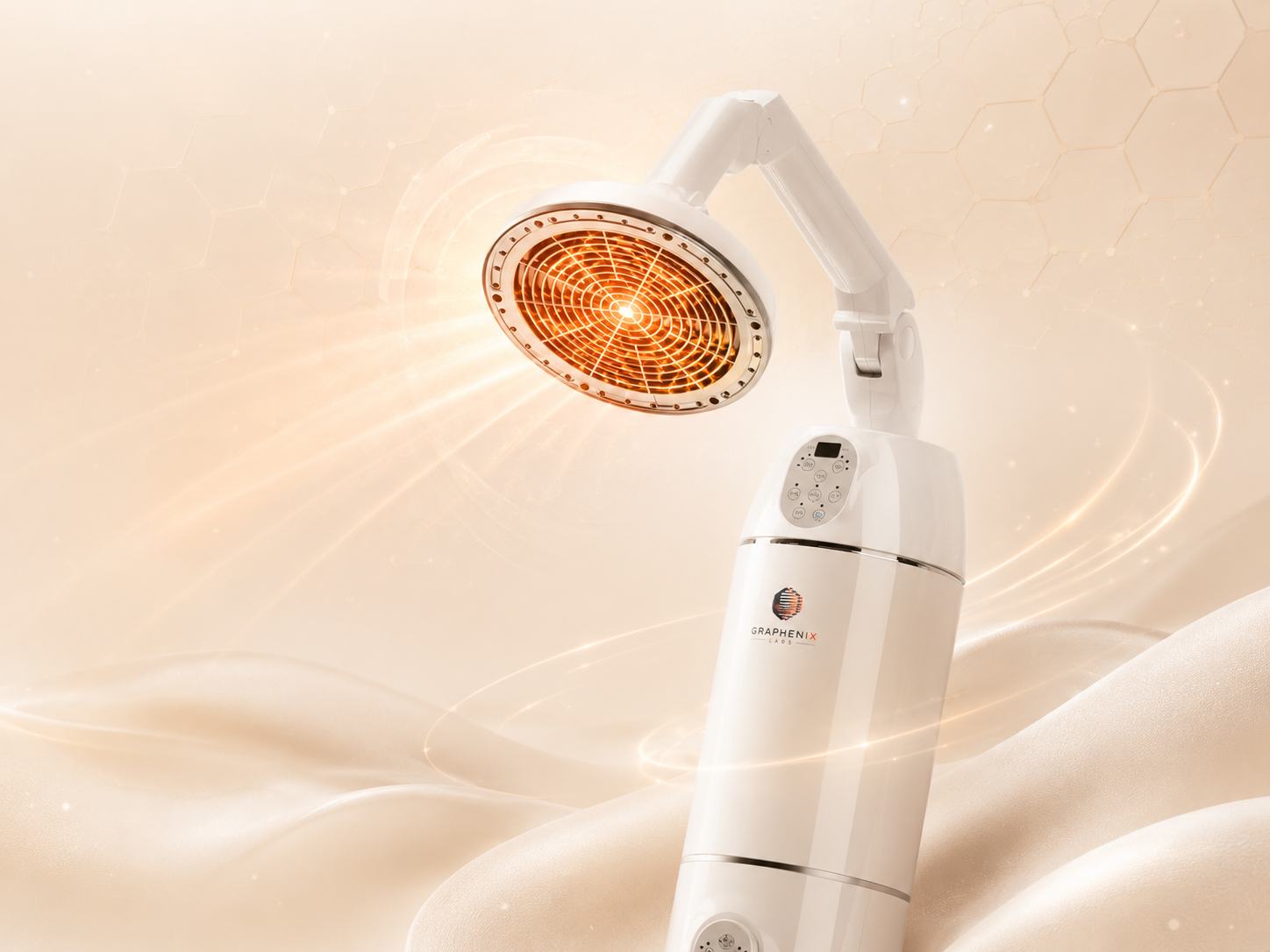 烯灸仪 Graphene Moxibustion device — single-layer graphene far infrared wellness device